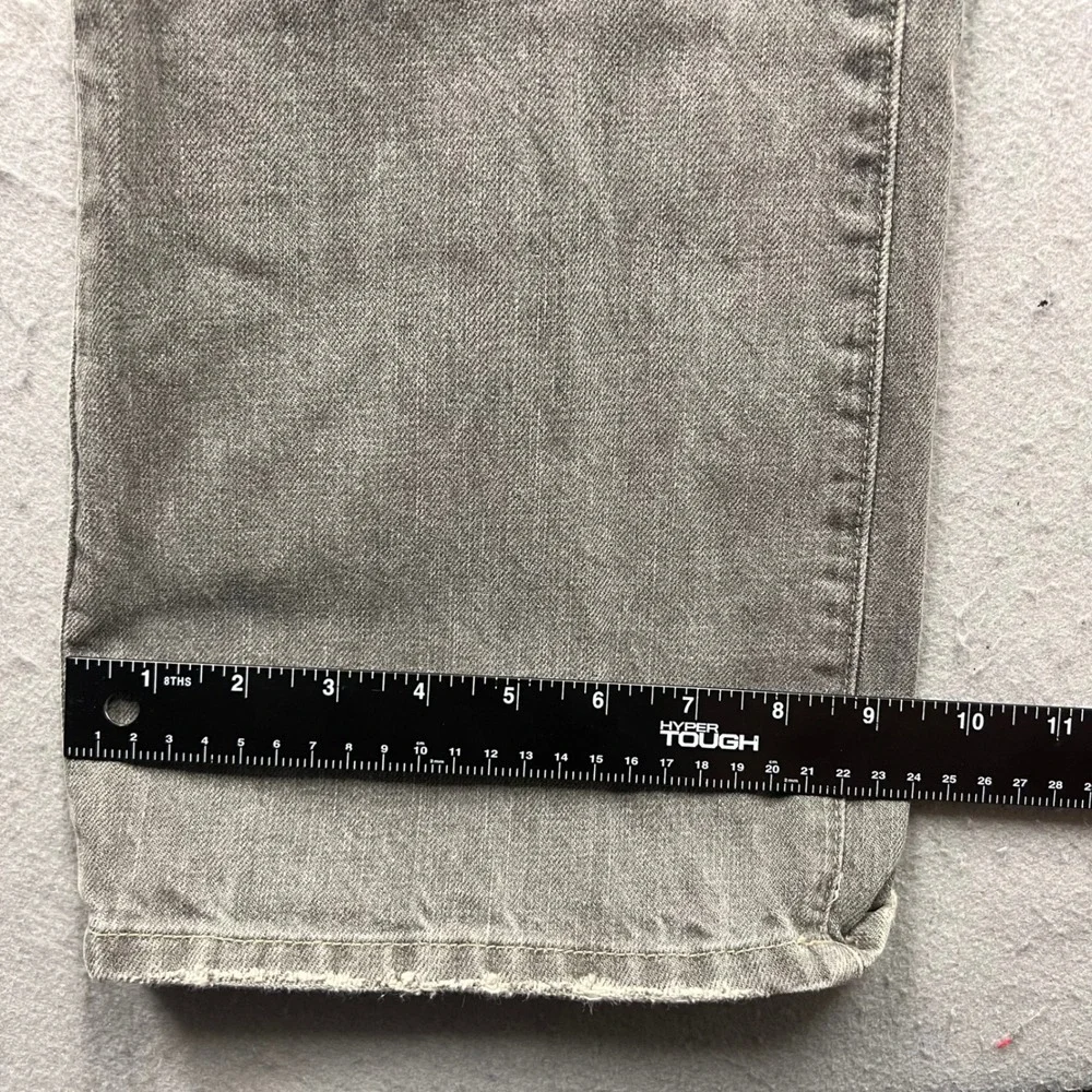 Vintage Lucky Brand Slim Bootleg Jeans Mens 33 Gray Denim Made in USA 1462